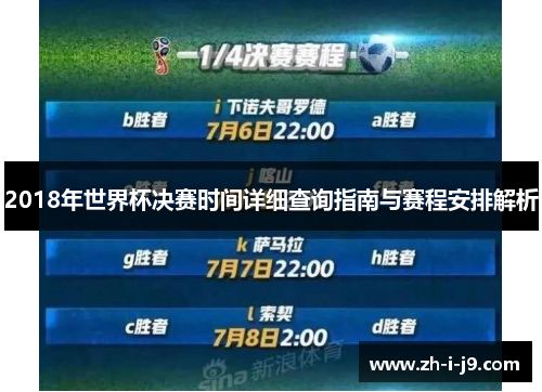 2018年世界杯决赛时间详细查询指南与赛程安排解析